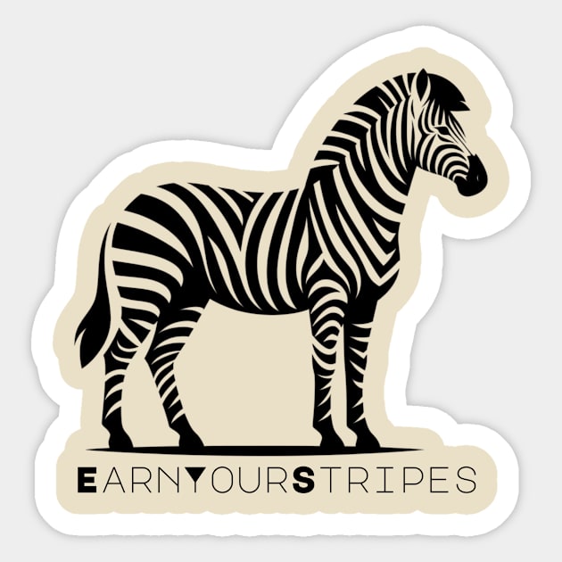 Zebra Animal for Kids Sticker by AlpsLakeLab